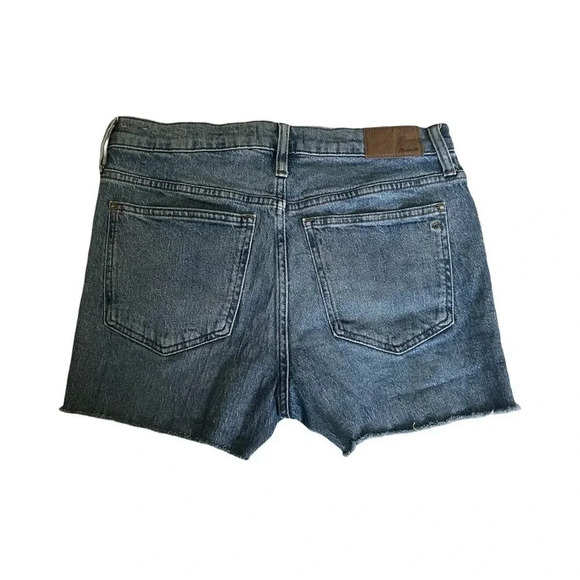 Madewell The Mid-rise Perfect Vintage‎ Jean Distressed Cut Off Size 28 - Picture 3 of 4